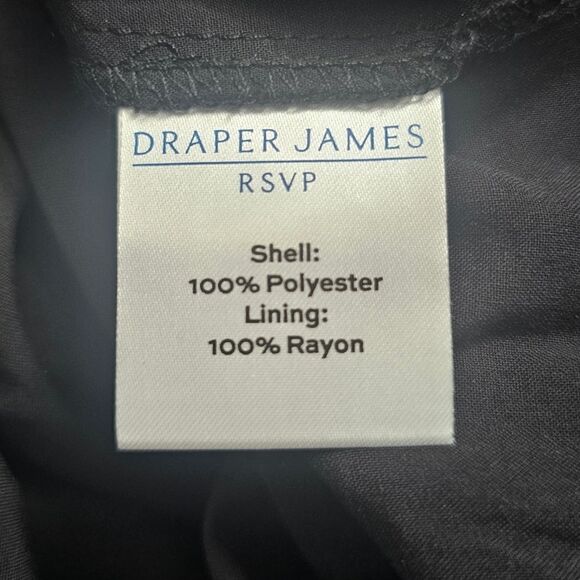 DRAPER JAMES RSVP Long Sleeve Tiered Midi Dress Black Floral - Size X-Small - Picture 11 of 11